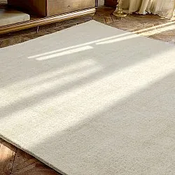 Tapis en laine - Rozel Handloom Wool Premium (crème)