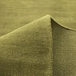 Tapis en laine - Rozel Handloom Wool Premium (vert mousse)