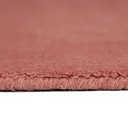 Tapis de laine - Rozel Handloom Wool Premium (rouge poussiéreux)