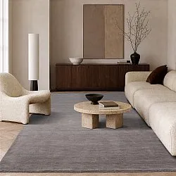Tapis de laine - Rozel Handloom Wool Premium (taupe clair)