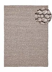 Tapis de laine - Sala Irregular Wool Bubble (taupe/blanc mélange)