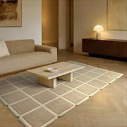 Tapis de laine - Syl Hand Tufted Wool Premium (beige/crème)