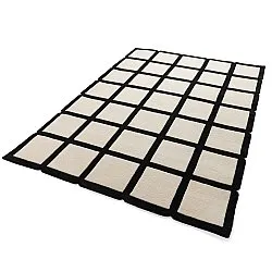 Tapis de laine - Syl Hand Tufted Wool Premium (noir/blanc)