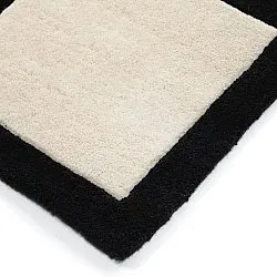 Tapis de laine - Syl Hand Tufted Wool Premium (noir/blanc)