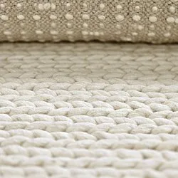 Tapis en laine - Talvia Braided Wool (blanc cassé)