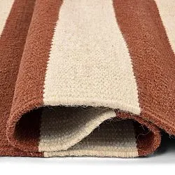 Tapis de laine - Torquay (cannelle/blanc)