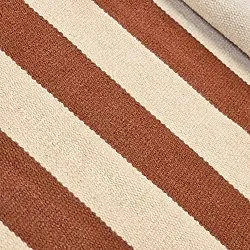 Tapis de laine - Torquay (cannelle/blanc)