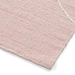 Tapis de laine - Viseu (rose poudré)