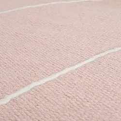 Tapis de laine - Viseu (rose poudré)