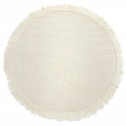 Tapis rond - Pike (crème)