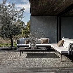 Tapis d’intérieur et d’extérieur - Aria (gris)