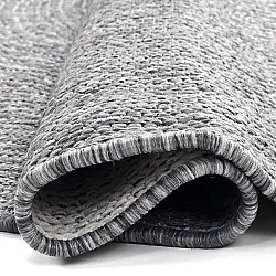 Tapis rond - Intérieur/Extérieur Arlo (gris)
