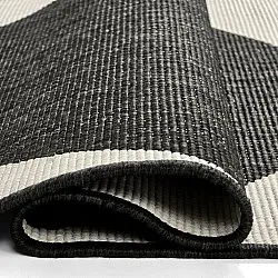 Tapis d’intérieur et d’extérieur - Aurora (noir/blanc)