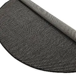 Tapis rond - Intérieur/Extérieur Bennett (noir)