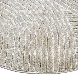Tapis rond - intérieur/extérieur Devon (beige)