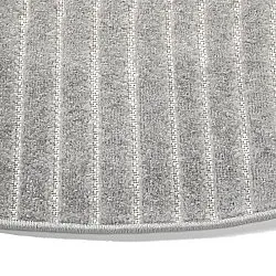 Tapis rond - intérieur/extérieur Devon (gris)