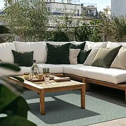 Tapis d’intérieur et d’extérieur - Thurman (vert)