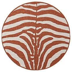 Tapis rond - Intérieur/Extérieur Winona (orange)