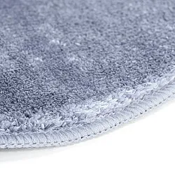 Tapis de Couloir Ondulé - Aranga Super Soft Fur (bleu acier)