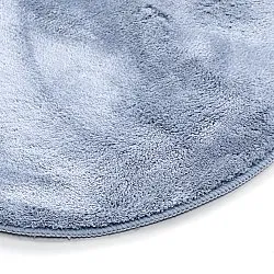 Tapis de Couloir Ondulé - Aranga Super Soft Fur (bleu acier)