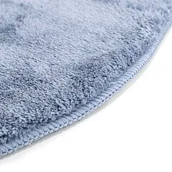 Tapis de Couloir Ondulé - Aranga Super Soft Fur (bleu acier)