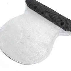 Tapis de Couloir Ondulé - Aranga Super Soft Fur (blanc)