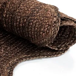 Tapis en jute ondulé - San Francisco (marron)