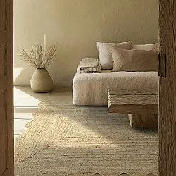 Tapis en jute ondulé - San Francisco (jute)
