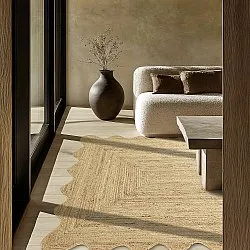 Tapis en jute ondulé - San Francisco (jute)