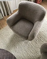 Tapis en laine - Avafors Wool Bubble (beige)