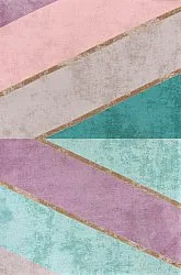 Tapis Wilton - Sanya (bleu/multicolore)