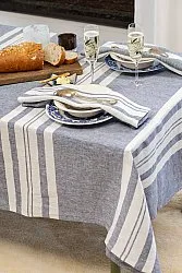 Nappe en lin Vera (bleu/blanc)