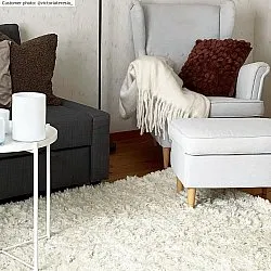 Tapis en laine - Aliste Wool Shaggy (blanc neige)