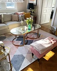 Tapis Wilton - Jeral (beige/multicolore)