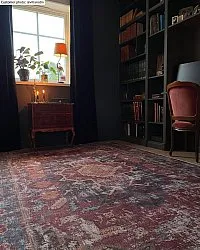 Tapis Wilton - Idri (rouge/multicolore)