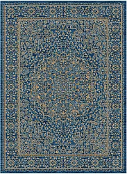 Tapis Wilton - Vinadio (bleu/doré)