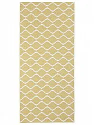 Tapis en plastique - Horredsmattan Wave (jaune)
