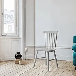 Chaise Peg - Elsa (gris clair) - 2 pièces