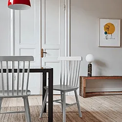 Chaise Peg - Elsa (gris clair) - 2 pièces