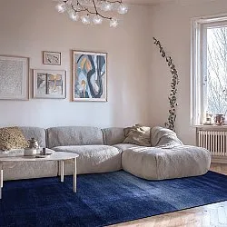Tapis Wilton - Bacalar (bleu foncé)