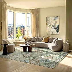 Tapis Wilton - Bohemia (vert/multicolore)