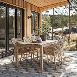 Tapis Intérieurs/Extérieurs - Brussels Pattern (gris)