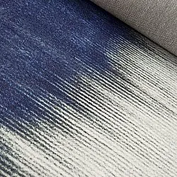 Tapis Wilton - Cara (blanc/bleu foncé)