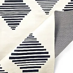 Tapis Wilton - Carmen (crème/noir)