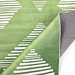 Tapis Wilton - Carmen (vert/blanc)