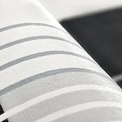 Tapis Wilton - Delft (blanc/gris/noir)