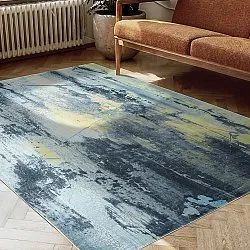 Tapis Wilton - Dolmio (noir/jaune)