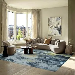 Tapis Wilton - Dolmio (noir/jaune)