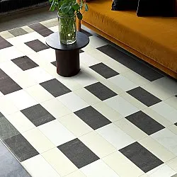Tapis Wilton - Ferro (marron/crème)