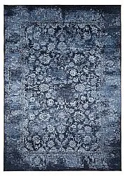 Tapis Wilton - Flowers (bleu)